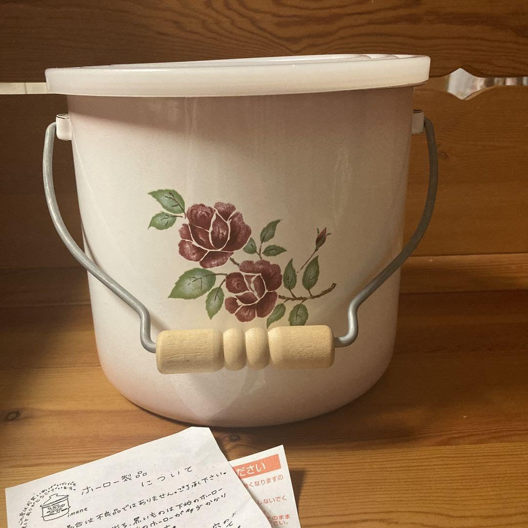 イマン imane スカーレットローズ ホーロー バケツ ピンク 【公式通販】